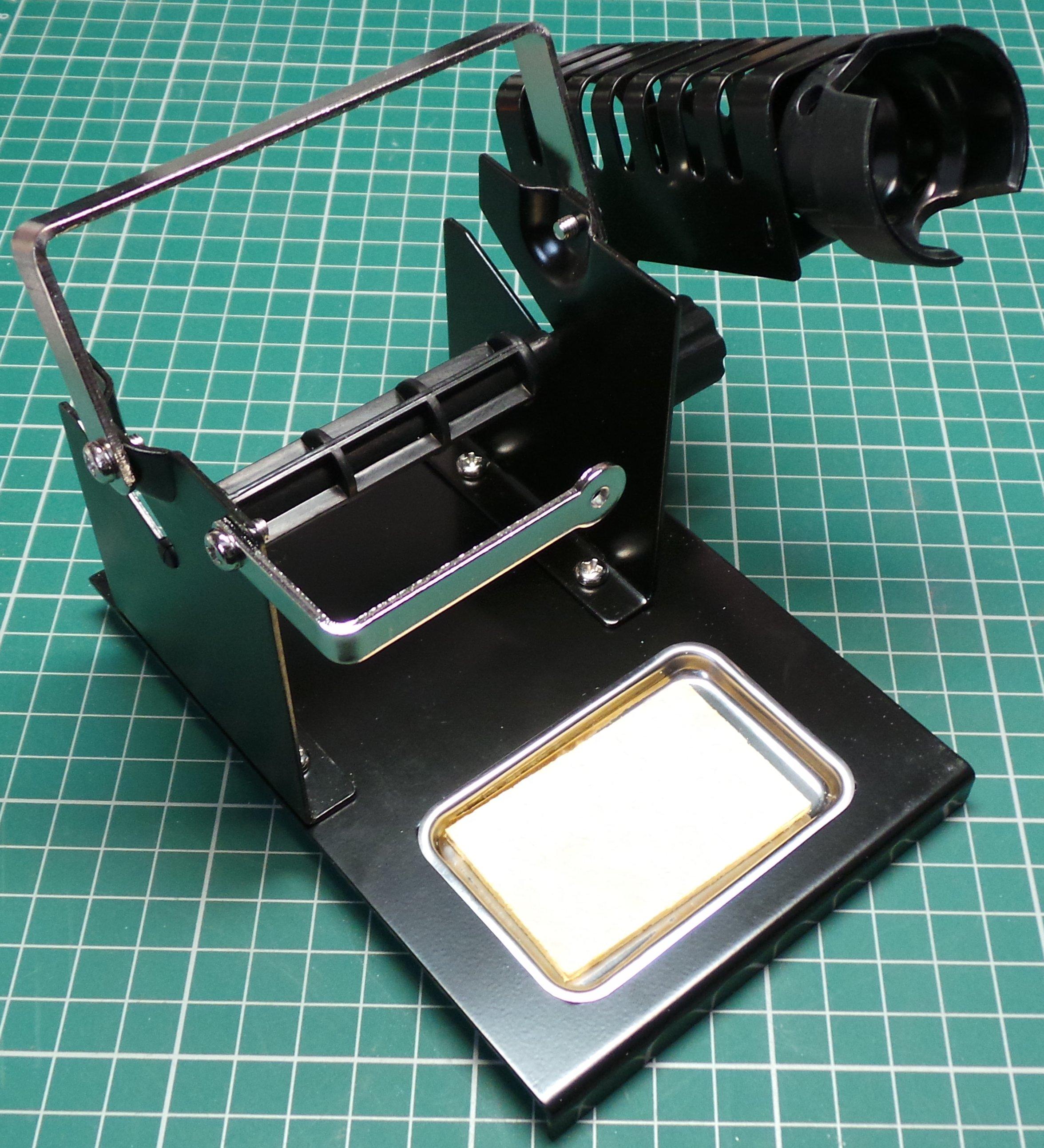 Soldering Iron Stand, With Solder reel Holder and Sponge - DSMCZ