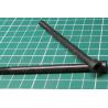 Screw, M6x100, Cheese Head, Hex, Black Finish