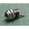 PSU Socket, Male, 2.5mm, panel mount