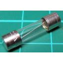 Fuse, 5A, 6.3mm x 32mm, Glass, Time Delay