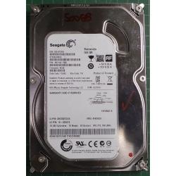 USED, Hard Disk, Seagate, Barracuda, ST500DM002, P/N: 1BD142-542, Firmware: KC66, Desktop, SATA, 500GB