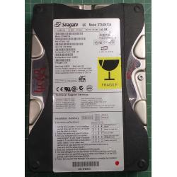 USED, Hard Disk, Seagate, U6 , ST340810A, P/N: 9T7002-301, Firmware: 3.34, Desktop, IDE, 40GB