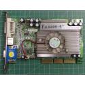 USED, AGP, Geforce FX 5200, 128MB, Ginew D0501