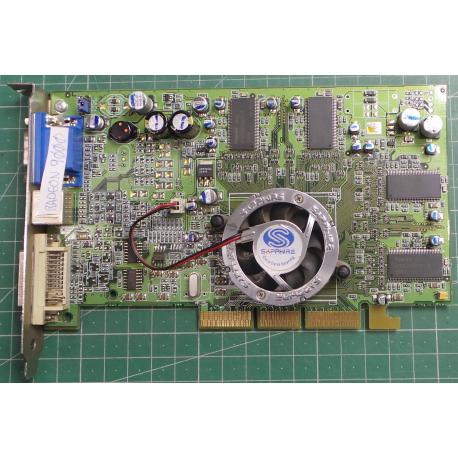 USED, AGP, Radeon 9000 PRO, 128M DDR