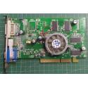 USED, AGP, Radeon 9550, 256M, P/N : 88-EC20-0G-SA