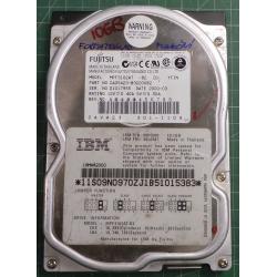 USED, Hard Disk, FUJITSU, MPF3102AT, P/N: CA05423-B92200B2, Desktop, IDE, 10GB