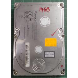 Used, Hard disk, Quantum Fireball Plus KX, P/N: KX13A011 Rev 01-B, Deskop, IDE, 14GB
