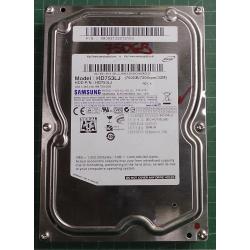 USED, Hard Disk, SAMSUNG, HD753LJ, P/N: 490931IS213100, Desktop, SATA, 750GB