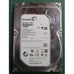 USED, Hard Disk, Seagate, ST1000DM003, P/N: 1ER162-301, Firmware: CC45, Desktop, SATA, 1TB