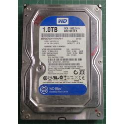 USED, Hard Disk, WD10EZEX, WD Blue, WD10EZEX-08M2NA0, Desktop, SATA , 1TB