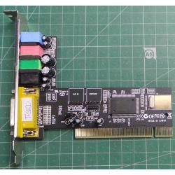 USED, PCI Sound Card, C-Media, CMI8738B
