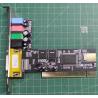 USED, PCI Sound Card, C-Media, CMI8738B