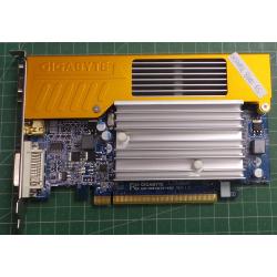 USED, PCI-Express, GeForce 8400 GS, 512MB, GIGABYTE GV-N84STC-1GI