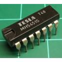 7451, MH5451S (Mil Spec 7451S), TESLA, dual 2-wide 2-input AND-OR-invert gate