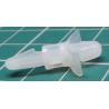 Plastic Standoff, M-M, 8mm board height, needs 4mm and 5mm holes