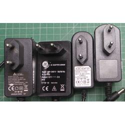 USED, 12V, 2A, connector 5.4mm diameter