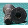 Screw, M12x40, Countersunk Head, Hex, Black Finish