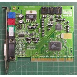 USED, PCI Sound Card, Sound Blaster PCI128, Model : CT4700