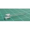LED 5mm červená čirá 800mCd/25mA 110° 2,0V