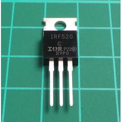 IRF520 N MOSFET 100V/10A 70W TO220