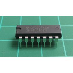 7402, 74HCT02, Quad 2 Input NOR Gate, DIL14