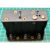 Battery holder, 10 x AA, Clip connector
