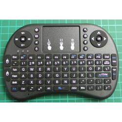 RF 2.4G Wireless Mini Handheld Keyboard Mouse Touchpad for Laptop PC Android UR