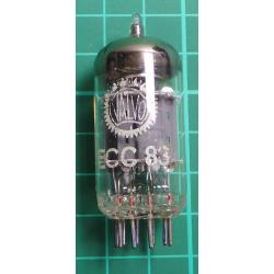 USED Untested, ECC83, Double Triode Audio Frequency, Noval, 9 pin miniature (USA pico-9) B9A