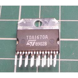 TDA1670A, 35V, 100mA, 30W, vertical deflection circuit