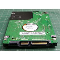Complete Disk, PCB: 2060-701574-001 Rev A, WD3200BEKT-60F3T1, 320GB, 2.5", SATA
