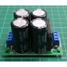 Bridge Rectifier and Capacitors balanced PSU module, 3300uF?, 63V, 65x37x33mm