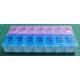 Pill Storage Box, 14 Compartments A Week's Dose In The Morning And Afternoon, Travel Pill Case