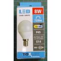 LED bulb, 8W, E14 Cold white