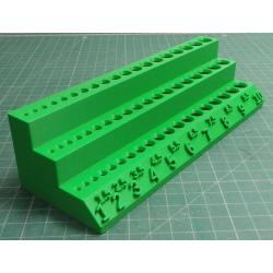 Metric Drill Bit Holder, 1-10mm in 0.5mm steps, 3 of each bit, 3D Printed in ABS