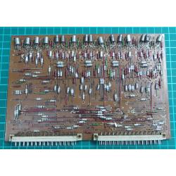 Used, retro PCB for component reclaim, Looks like 16 Germanium Transistors and loads of Germanium Diodes, Hitachi 2SB77, JK6S122