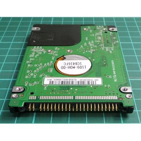 Complete Disk, PCB: 2060-701532-000 Rev A, WD Scorpio, WD1200BEVE-00WZT0, 120GB, 2.5", IDE