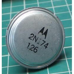 2N174, PNP Germanium Transistor, 80V, 15A, 150W
