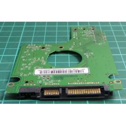 PCB: 2060-701499-005 Rev A, WD1600BEVT, WD Blue, WD1600BEVT-22ZCT0, 160GB, 2.5", SATA