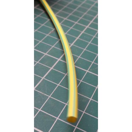 Shrink tubing 3.0 / 1.5 mm yellow / green