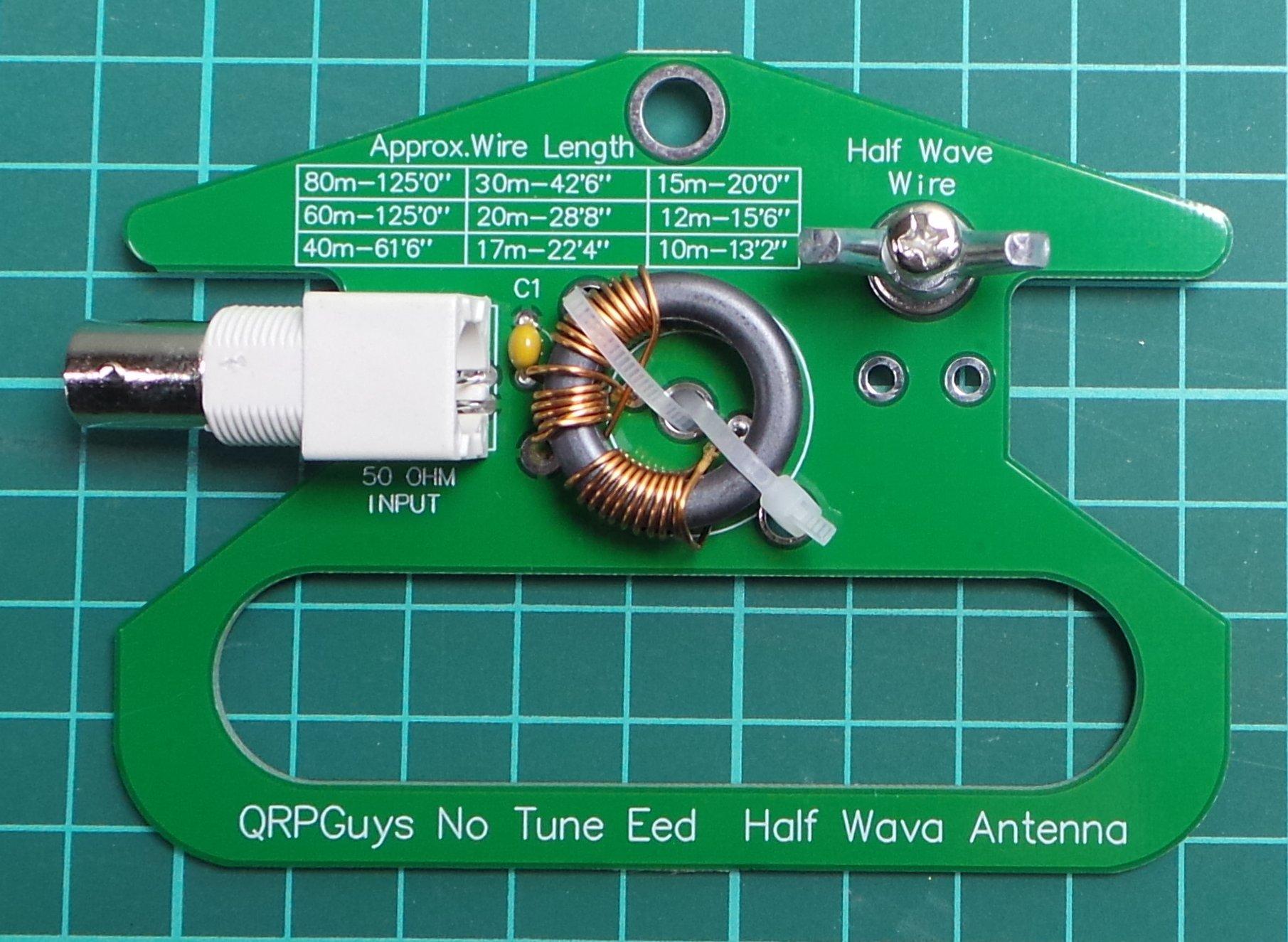 Portable End Fed Half Wave Antenna PCB Set, 50ohm - DSMCZ
