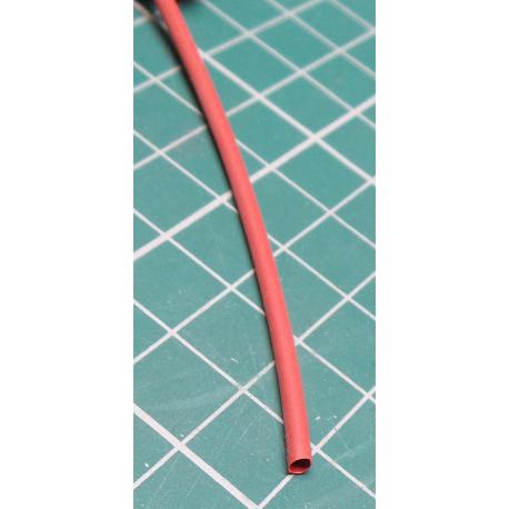 Shrink tubing 1.5 / 0.75 mm red