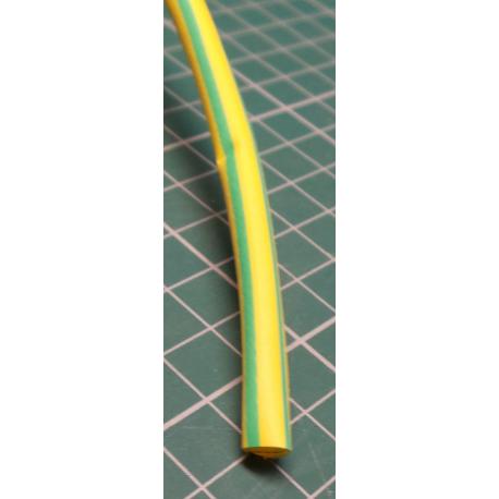 Shrink tubing 5.0 / 2.5 mm yellow / green 