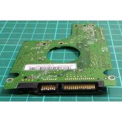 PCB: 2060-771672-004 Rev A, WD Blue, WD3200BEVT, WD3200BEVT-22A23T0, 320GB, 2.5", SATA