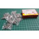 Pack of 20 pcs, 2" (48mm), Stainless Steel Hinges - with screws