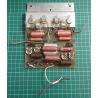 Used, retro PCB for germanium component reclaim, Looks like 4 Germanium power Transistors