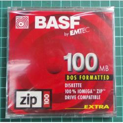 BASF, ZIP Disk, 100MB, Diskette