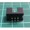 6 Pin DIL Header, Male, 2.54mm Pitch, Polarised
