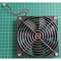 Used Fan, 100x100mm, 12V, Various models, Photo for Illustration