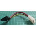 USED, Male Molex to SATA Adaptor