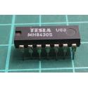 TESLA, MH8430S, single 8-input NAND gate, 7430